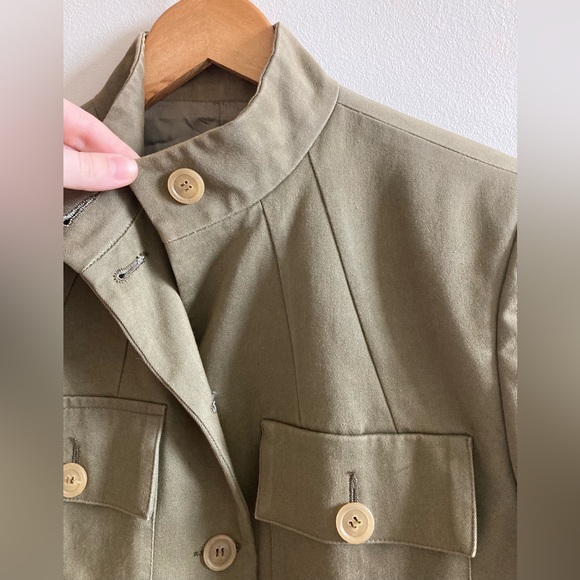 Military Jacket - Worn Olive Green - true vintage, designer - Picture 3 of 11